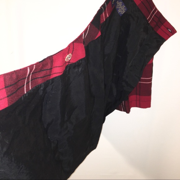 CHARTER CLUB Red Blk Scotch Plaid Skirt SZ 6P - Picture 5 of 5